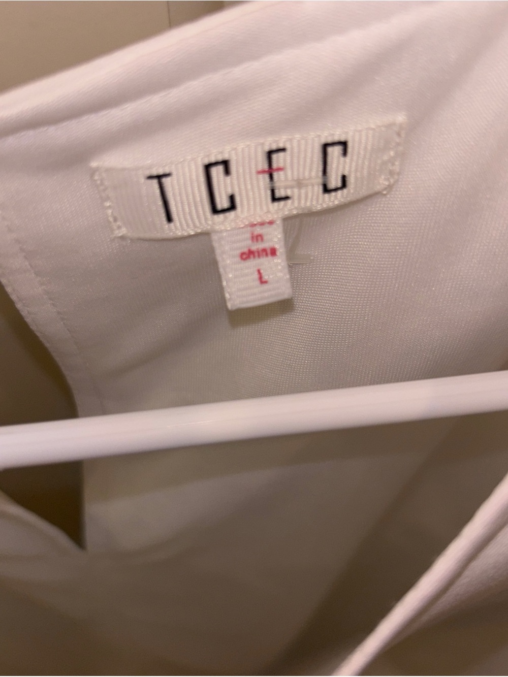 TCEC White Ruffle Mini Dress - Picture 2 of 2